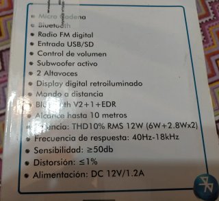 Micro Cadena BRIGMTON Bluetooth