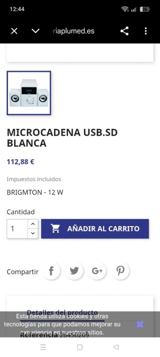 Micro Cadena BRIGMTON Bluetooth