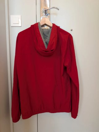Chaqueta Cortavientos Hollister Roja