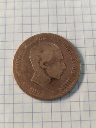 Moneda Alfonso XII 1878