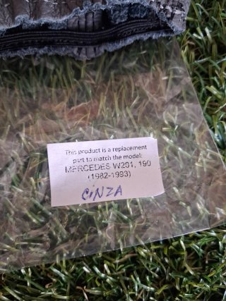 Fole de Mudanças em Pele cor CINZA Mercedes 190