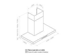 Campana Extractora Pando P-825/120 Inox