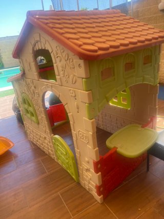 Casita de jardín infantil de plástico