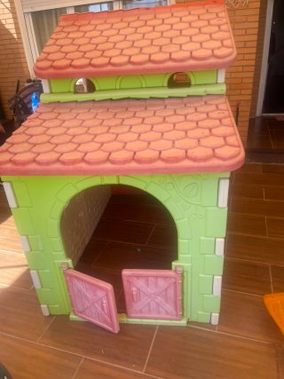 Casita de jardín infantil de plástico