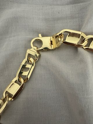 Cadena bañada en oro 70cm