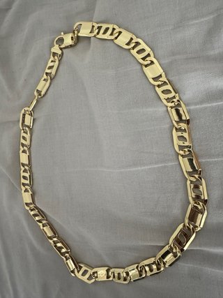 Cadena bañada en oro 70cm