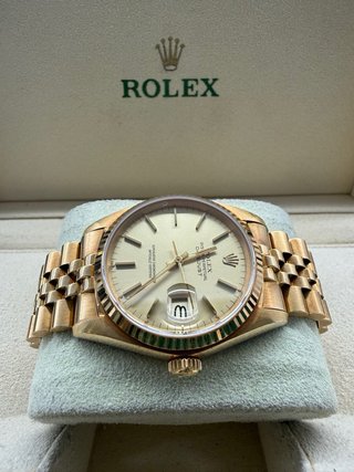 Rolex Datejust 16018 Jubilee 18k Oro