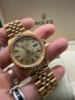 Rolex Datejust 16018 Jubilee 18k Oro