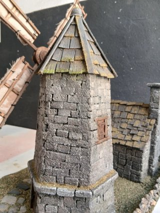 Maqueta de Molino Medieval