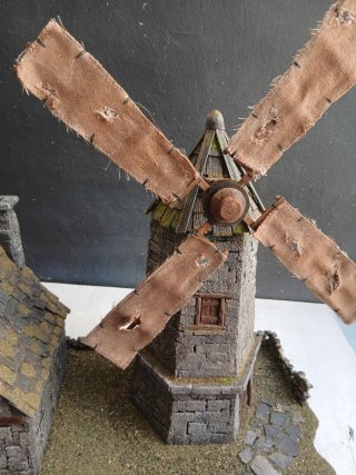 Maqueta de Molino Medieval