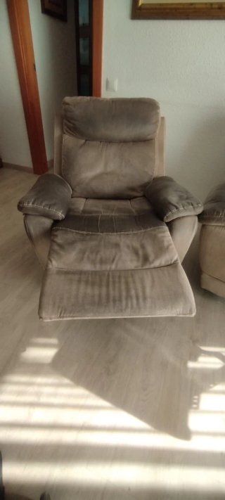 Sofá 2 plazas y Sillón Relax Eléctrico