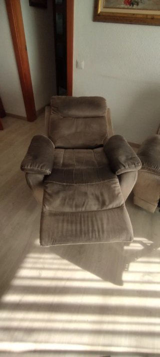 Sofá 2 plazas y Sillón Relax Eléctrico
