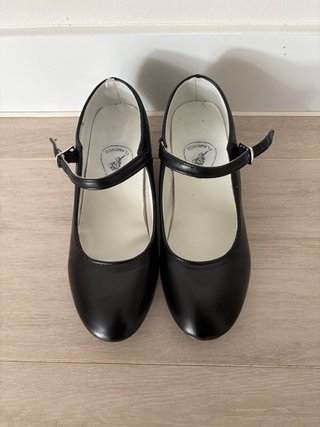 Zapatos Flamenco Piel Negros Talla 35