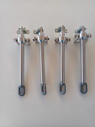 Set de 4 Husillos Metálicos
