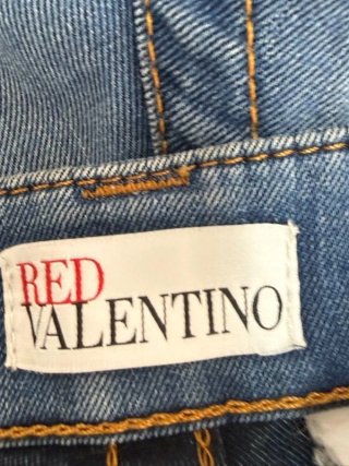 RED Valentino Jeans Donna 42 Flare Bootcut Stretch