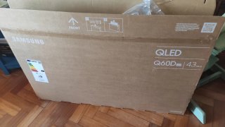 Samsung Smart TV QLED 43 Q60D (Pantalla Rota)