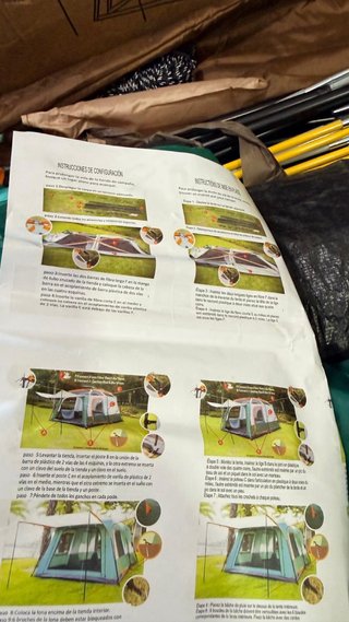 Carpa tienda camping 4-10 personas