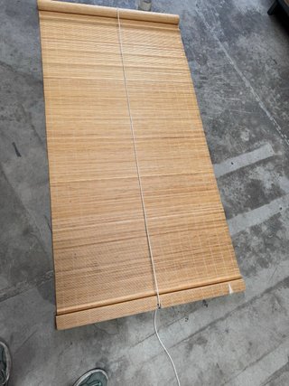 2 Persianas de Madera Enrollables NUEVAS