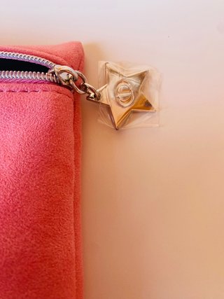 Neceser Dior Rosa con Letras en Relieve