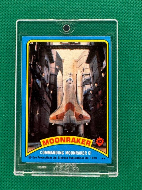 1979 Moonraker #62 Topps Tarjeta