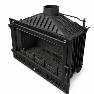 Hogar 90 a legna 2 facce in ghisa 16,28 kW