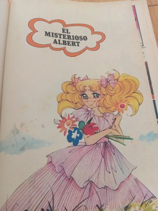 Cómic Candy Candy corazón.