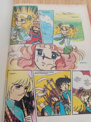 Cómic Candy Candy corazón.