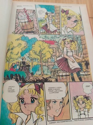 Cómic Candy Candy corazón.
