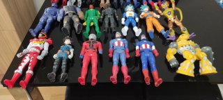 Lote Muñecos Super Héroes Marvel y Dragon Ball