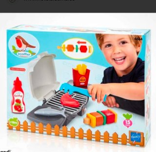 Juego Barbacoa Ecoiffier Casi Nuevo