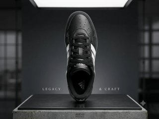 Zapatillas Adidas Negras y Blancas