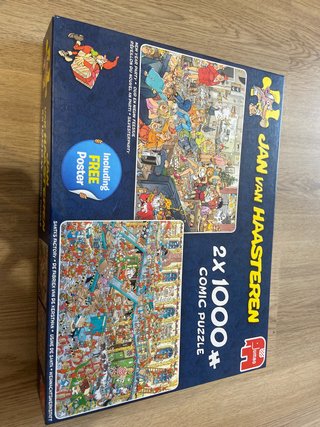 Puzzle Jan van Haasteren 2x1000 Piezas