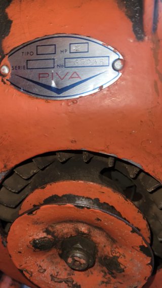 Motobomba Piva 2 CV con Manguera de succión