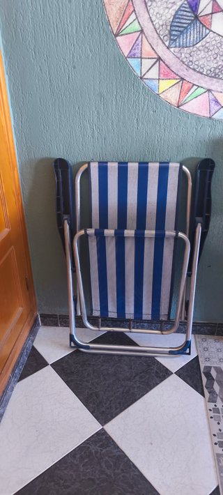 Silla de Playa Plegable de Aluminio