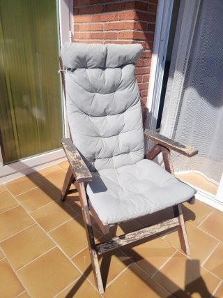 2 Sillas Exterior Reclinables Plegables