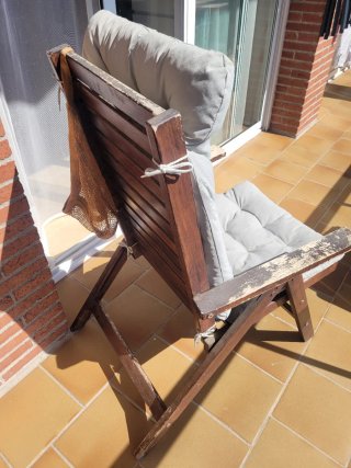 2 Sillas Exterior Reclinables Plegables