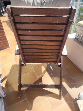 2 Sillas Exterior Reclinables Plegables