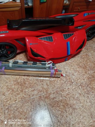 Cama Infantil con Forma de Coche Rojo
