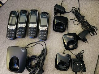 Teléfono Gigaset C620 con 3 terminales