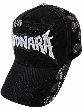 Gorra YONARA Negra con Detalles plateados
