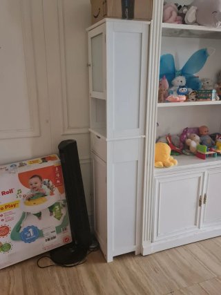 Mueble Auxiliar de Baño Yaheetech Blanco