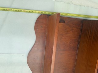 Estantería madera maciza 2 cajones