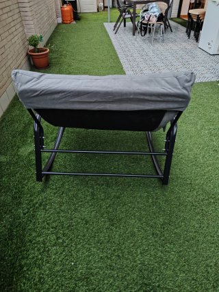 Sillón Mecedora Gris