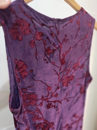 Vestido midi Desigual morado