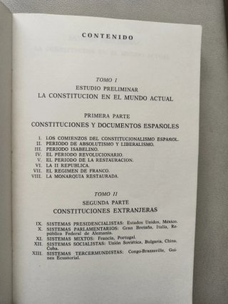 Constituciones Españolas Y Extranjeras I