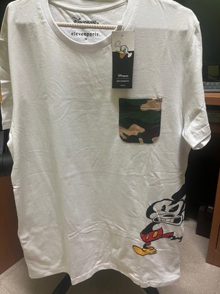 Camiseta Disney Mickey Mouse Blanca Talla M