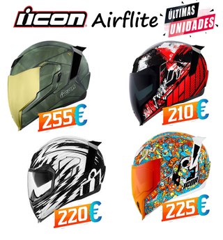 Cascos de moto ICON Airflite