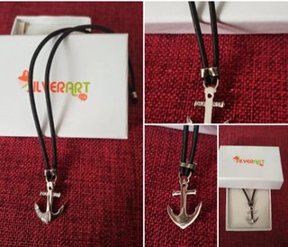 Collana Ancora Argento 925