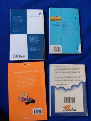 Lote 4 libros infantiles a partir 7 y 8 años