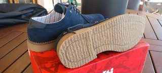 Zapatos de vestir casual azul marino